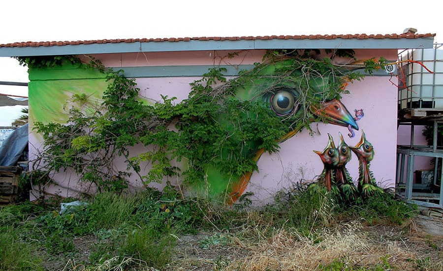 Mother Nature, Athens Greece 2013 di WD Street Art - Street Art