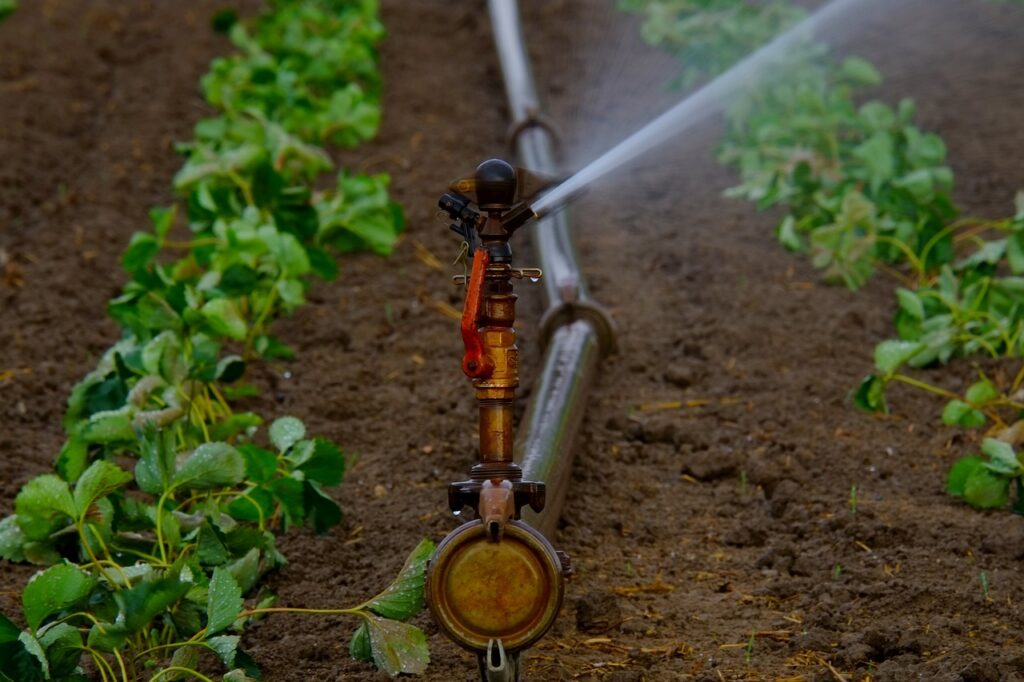 tubi e timer per irrigazione interrata